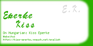 eperke kiss business card